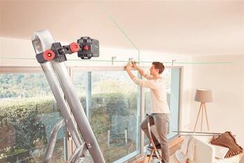 Krustlīniju lāzers ar MM2 turētāju Quigo Green 0603663C02 BOSCH (0603663C02)