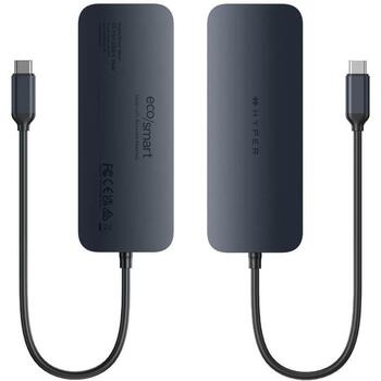Hyper dokstacija HD4005GL, 1x HDMI, 1x RJ-45, USB-C 3.2 Gen 2, Thunderbolt 3, Thunderbolt 4, 140 W PD3.1 (HD4005GL)