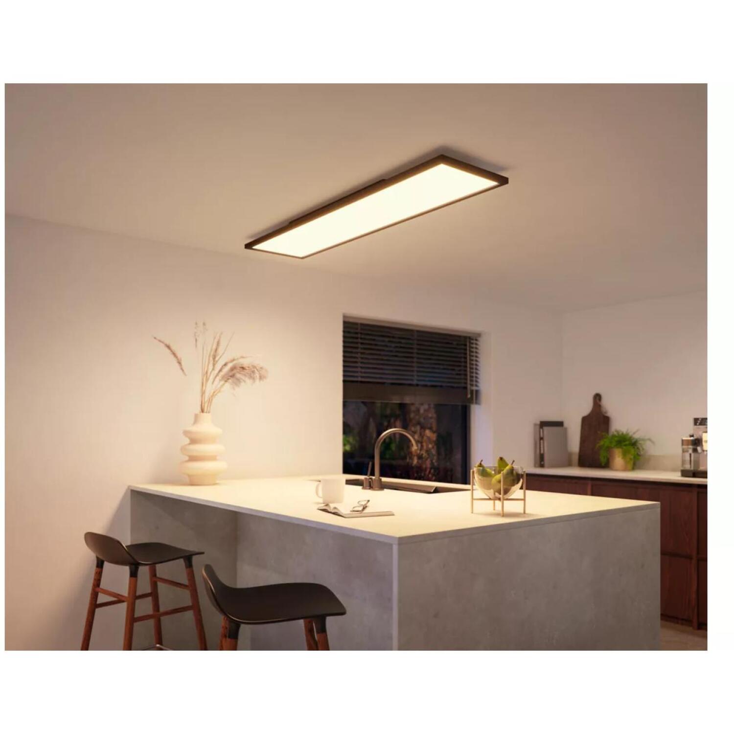 Philips Hue Aurelle потолочная панель, 8720169329034, 120x30см, 39Вт, 2200-6500K, 3750лм, IP20, Bluetooth, матовый (8720169329034)