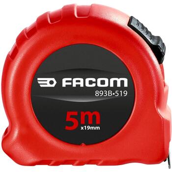 Facom 893B.519PB Рулетка, 5м, 19мм, ABS, класс II, двусторонняя, автосматывание (893B.519PB)