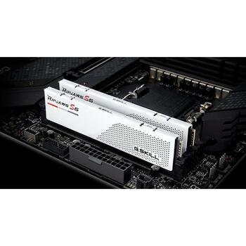 G.Skill память DIMM F5-6000J3040F16GX2-RS5W 32 ГБ, DDR5, 288-pin, 4800 MT/s, 1.35 В, 40, 2 x 16 ГБ, XMP 3.0, белый (F5-6000J3040F16GX2-RS5W)