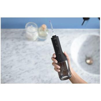Philips Орошитель для рта HX3826/33, черный, перезаряжаемый, USB, дорожная сумка, стандартная насадка, Quad Stream насадка (HX3826/33)