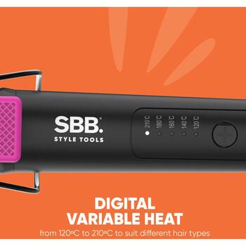 Sbb. Утюжок SBWV-2000-EU, 25mm, 120°C - 210°C, керамическое покрытие, автоматическое отключение (SBWV-2000-EU)