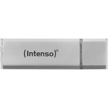 Intenso USB флеш-накопитель 3521462 8 ГБ, USB 2.0, скорость чтения 28 МБ/с, скорость записи 6.5 МБ/с, алюминий, серебристый (3521462)