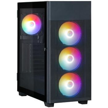 Zalman Корпус для компьютера S5 NEO Black, S5 NEO Black, 7.5кг, 456x215x490мм, 2x3.5/2.5, 2x2.5 SSD, ATX/mATX/Mini-ITX, 7 PCI (S5 NEO Black)