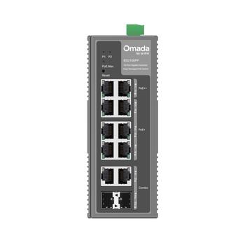 TP-LINK Omada IES210GPP, 10-портовый Gigabit промышленный управляемый коммутатор, 8xPoE, 240W, -40~75°C, DIN-рейка (IES210GPP)