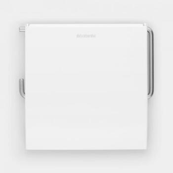 Brabantia держатель туалетной бумаги 414565, нержавеющая сталь, 160g, 1.8x13.4x15.9cm, регулируемый стержень (414565)