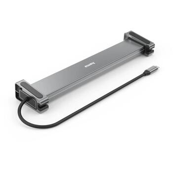 Hama док-станция 00200145, 26.4 см, 6 см, 2.94 см, 100 Вт, 5 Гбит/с, 2xHDMI, 2xUSB-C, 4xUSB-A, RJ-45 (00200145)