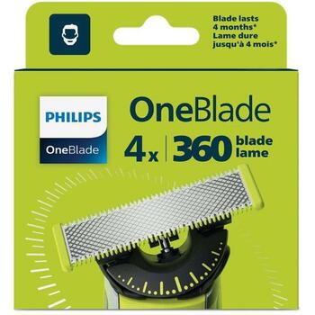 Philips skuveklis QP440/50, 0.01kg, 4 x 360 asmeņi, saderīgs ar visiem OneBlade rokturiem (QP440/50)