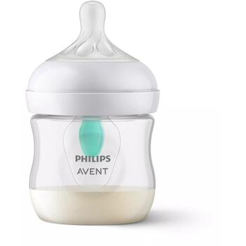 Philips Avent Natural Response pretkoliku pudelīte SCY670/01, 125 ml, 0m+, silikona knupītis, AirFree vārsts, nesatur BPA (SCY670/01)