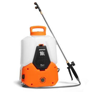 DAEWOO DSA 1621Li SET akumulatora smidzinātājs, 21V, 2,0Ah, 16l, 3l/min, 8m, 1,5-5bar, Li-ion, 6 sprauslas, MIX&SPRAY (DSA 1621Li SET)