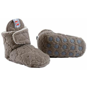 Lodger Slipper Folklore Fleece тапочки SLF 535_12-18, 12-18M, 100% полиэстер, коричневый, Velcro, нескользящая подошва (SLF 535_12-18)