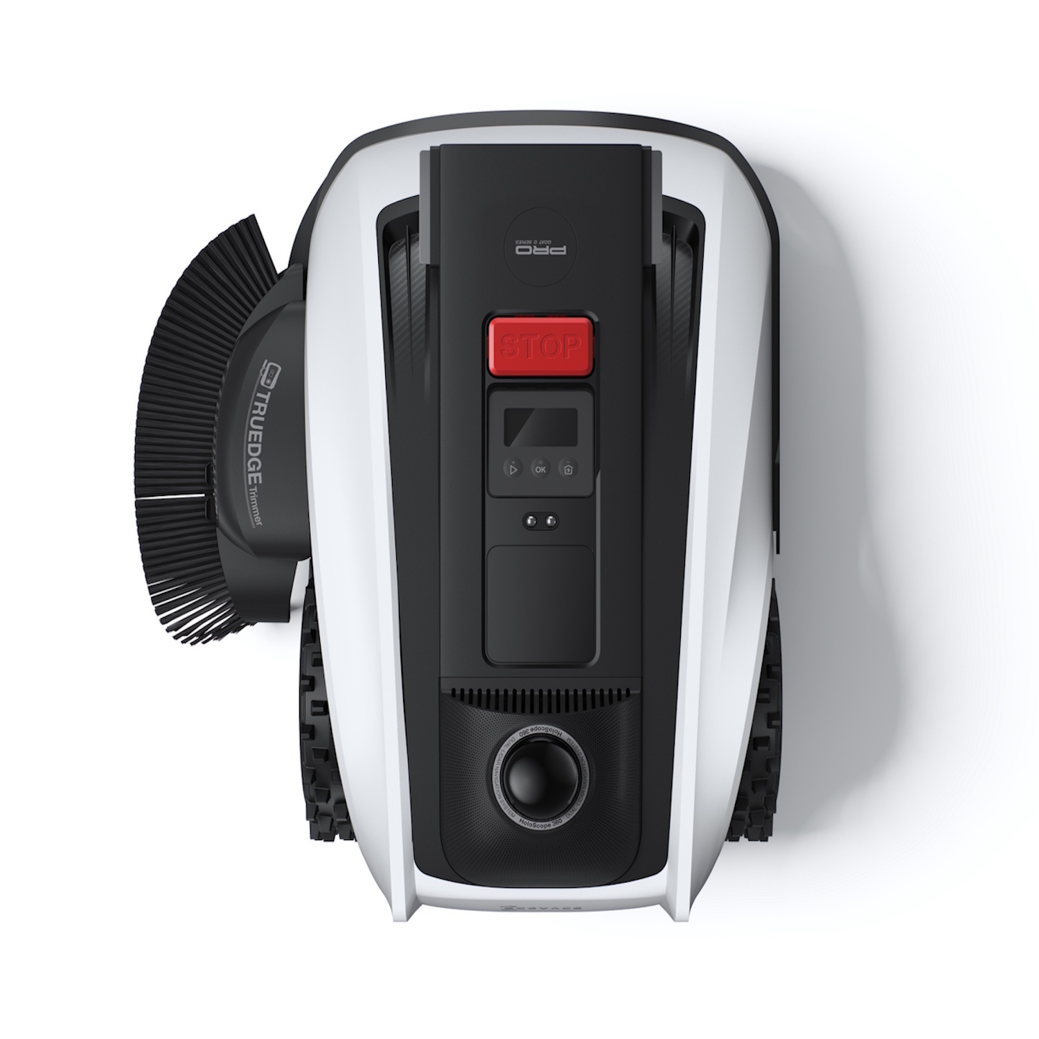 Ecovacs GOAT O1200 LiDAR PRO робот-газонокосилка беспроводной 1200m² 220mm LiDAR навигация Черно-Белая (GOAT O1200)