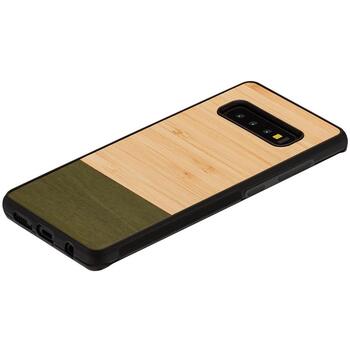 Man&Wood Чехол M6343B, 6.4, Зеленый, натуральное дерево, поликарбонат, совместим с Samsung Galaxy S10 Plus (M6343B)