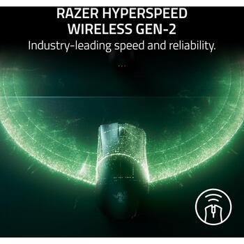 Razer DeathAdder V4 Pro эргономичная игровая мышь RZ01-05330200-R3G1, белая, 57 г, 45000 dpi, 8000 Гц, 6 кнопок, USB, оптическая (RZ01-05330200-R3G1)