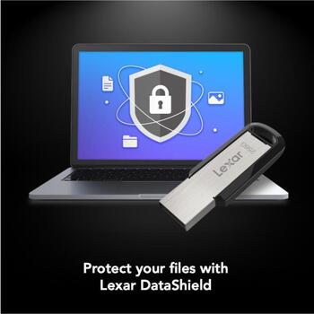 Lexar USB флеш-накопитель JumpDrive M400 LJDM400256G-BNBNG, 256GB, USB Type-A, USB 3.2 Gen 1, 150MB/s, серебристый, 256-бит AES (LJDM400256G-BNBNG)