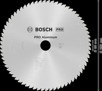 Paneļzāģiem PRO ALUMINIUM CORDLESS RIPZĀĢA ASMENS BOSCH 2608837778 (2608837778)