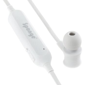 Sponge наушники Free 0633632021961, In-Ear, Bluetooth 4.2, 9м, 6ч, 2.5ч, 30ч, 55mAh, микрофон, стерео, беспроводные, белый, черный (0633632021961)