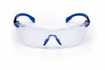 3M Solus 1000 aizsargbrilles S1101SGA, caurspīdīgas, Scotchgard pārklājums, noņemamas kājiņas, mīksts deguna balsts (S1101SGA)