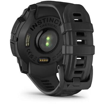 Garmin умные часы Instinct 3 Solar Tactical 010-02934-50, 45мм, 0.9дюйм, 176x176 пикселей, 10ATM, 28 дней, 32ч, 576ч (010-02934-50)
