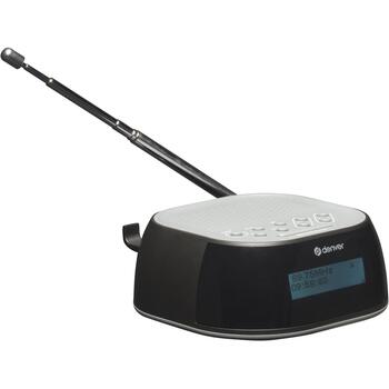 Denver Радио будильник CRD-506 111131100030, DAB, FM, 20 станций, LCD с подсветкой, будильник, AC 230V (111131100030)