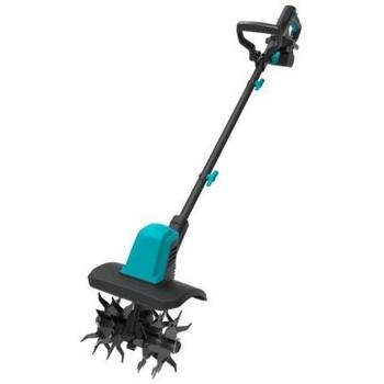 Besk Zemes frēze 9153666, 20V akumulators, 280 apgr/min, 230 mm, 180 mm, 4x12 asmeņi, 7 pozīcijas, divu roku slēdzis (9153666)