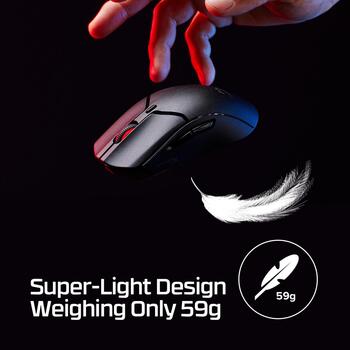 HyperX Pulsefire Haste 2 Mini 7D388AA, беспроводная игровая мышь, 26000 DPI, 650 ips, 1000 Hz, 6 кнопок, 100 млн нажатий (7D388AA)