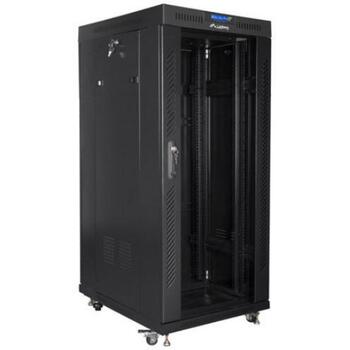 Lanberg RACK шкаф FF01-8037-12BL, 800mm, 860mm, 1876mm, 37U, 800kg, IP20, LCD дисплей, 4 вентилятора (FF01-8037-12BL)