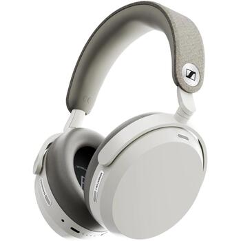 Sennheiser наушники MOMENTUM 5 800079, Bluetooth 5.4, 42мм, 520Ом, 108дБ, 6-40000Гц, 57ч, белые, ANC, микрофон, Dolby Atmos (800079)