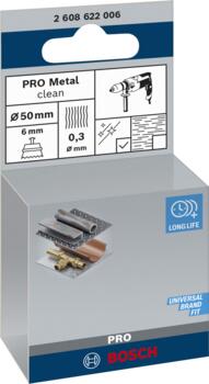 Metāla suka urbjmašīnai D 50 mm, 1 gab., Urbjmašīnām/skrūvgriežiem, triecienurbjmašīnām/triecienskrūvgriežiem PRO METAL CLEAN STIEPĻU SUKA, 2608622006, BOSCH (2608622006)