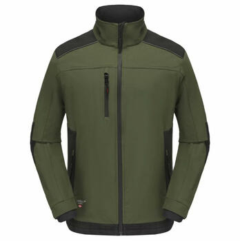 Pesso darba jaka Nexus DS185_OG-2XL, 2XL, tumši zaļa, 4-Way Stretch, DOBBY pastiprinājumi, elastīgas aproces (DS185_OG-2XL)