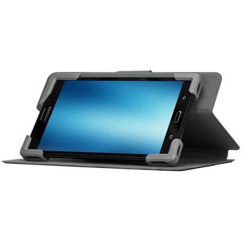 Targus Planšetdatora futrālis SafeFit THZ784GL, 21,6 cm, 360° pagriežams, TPU, magnētisks aizvērējs, triecienizturīgs, melns (THZ784GL)