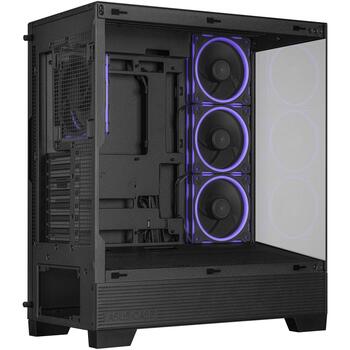 Asus корпус ПК A31 PLUS TG ARGB BLACK, Midi Tower, 511 мм глубина, 238 мм ширина, 435 мм высота, 2x 2.5