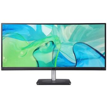 Acer CB343CUR bemiiphuzx, 34'', IPS, UM.CB3EE.001, 3440 x 1440, 60 Hz, 4 ms, 300 cd/m², 2 HDMI, USB 3.2 хаб, черный (UM.CB3EE.001)