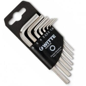 Seškanšu atslēgu k-ts CR-V, niķelēts, 1.5-6.0mm,(7gab.) 45020 WITTE (45020)
