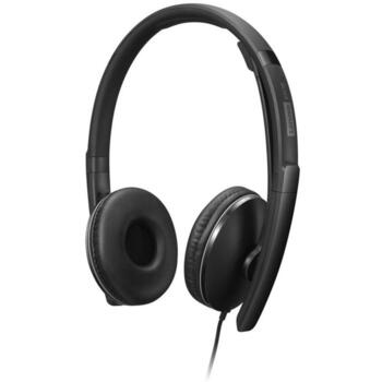 Lenovo наушники 4XD1M45627, USB-C, черные, стерео, шумоподавление, микрофон, ответить/завершить (4XD1M45627)