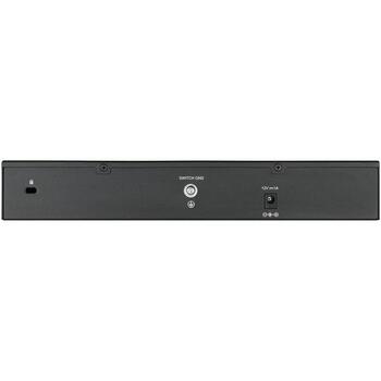 D-Link коммутатор GO-SW-16G/E, 16x 10/100/1000 Мбит/с, 32 Гбит/с, L2, неуправляемый, 1U, черный, металл (GO-SW-16G/E)