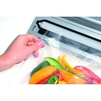 Caso VC200 vakuuma iepakošanas iekārta, 01390, 120 W, 30 cm, temperatūras kontrole, sudraba (01390)