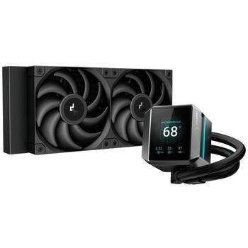 Deepcool CPU dzesētājs MYSTIQUE 240 R-LX550-BKDSNC-G-1, 72.45 cfm, 2 ventilatori, 500-2150 rpm, DeepCreative (R-LX550-BKDSNC-G-1)