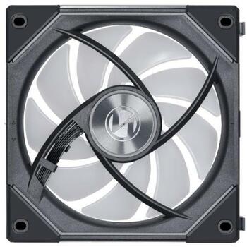 Lian Li Datora ventilators G99.12RSLIN1W1B.00, 120mm, 2100RPM, 63.6CFM, 2.02mmH2O, FDB, melns (G99.12RSLIN1W1B.00)