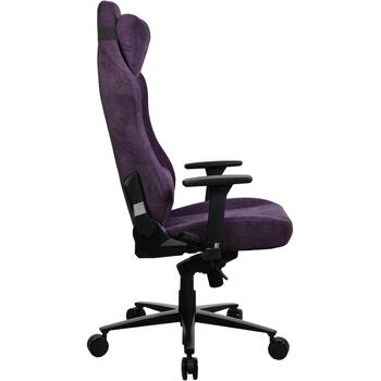 Arozzi Vernazza SoftFabric VERNAZZA-SFB-PP, 72cm, 47-57cm, 5, ergonomisks, 3D regulējami roku balsti, mīksta auduma apdare (VERNAZZA-SFB-PP)