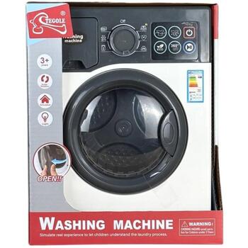 Tegole стиральная машина F2308, 105762, 3x1,5 В AA, звук и свет, вращающийся барабан, сенсорная панель (105762)