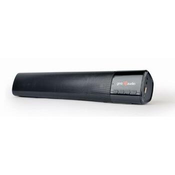 Gembird Bluetooth динамик SPK-BT-BAR400-01 черный, литий-ионный аккумулятор, 280Hz - 16KHz, портативный (SPK-BT-BAR400-01)