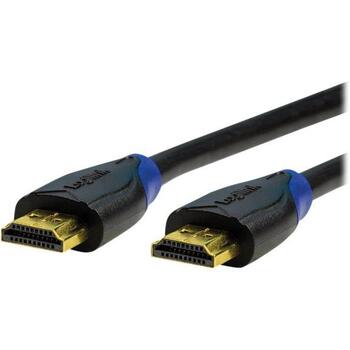 Logilink HDMI кабель CH0061, 1 м, HDMI тип A мужской на HDMI тип A мужской, HDMI 2.0, 4K 4096x2160, 3D, Ethernet (CH0061)