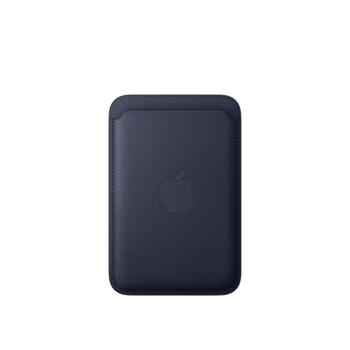 Apple iPhone FineWoven maciņš MKV64ZM/A, tumši zils, FineWoven audums, MagSafe, Find My, 3 kartes, RFID (MKV64ZM/A)