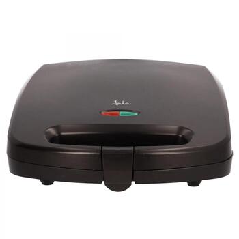 Jata SW546 sendviču tosteris, 1500 W, 230 V, 50 Hz, 4 sviestmaizes, nepielīpošs pārklājums, neslīdoša pamatne, melns (SW546)