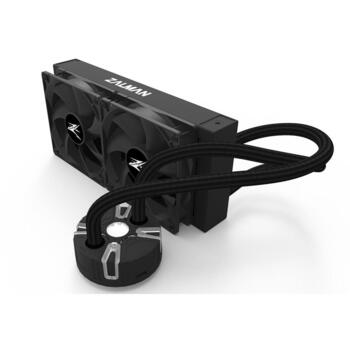Zalman Ūdens dzesētājs Reserator5 Z24 Black ZE1225ASHx2, 0,7-0,85 l/min, 12 V, 0,35 A, 4,2 W, 37 dB, PWM vadība (Reserator5 Z24 Black)