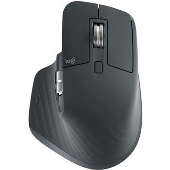 Logitech оптическая мышь MX Master 3S 910-006559, 8000 DPI, 7 кнопок, Bluetooth, перезаряжаемая, эргономичный дизайн (910-006559)