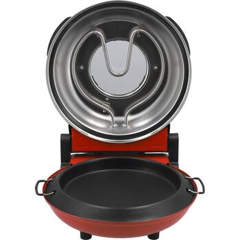Lund Picas cepeškrāsns 67480, 1200W, 220-240V, 50/60Hz, 400°C, 0-15min, korierīta akmens 320mm, 10mm, panna 26cm, 2 lāpstiņas (67480)