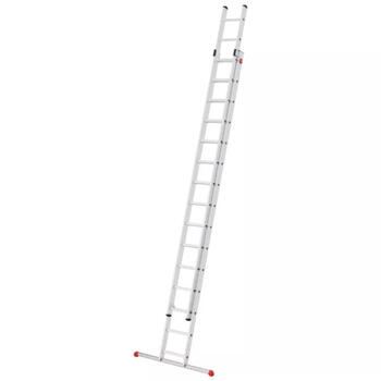 Hailo S80 ProfiStep duo 037215007, 2x15 pakāpieni, 150kg, 840cm, alumīnijs (037215007)
